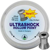 ŚRUT diabolo ULTRASHOCK HOLLOW POINT 5,5 mm