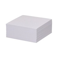 Karteczki kostka wkład 85x85x35 biała nieklejąca