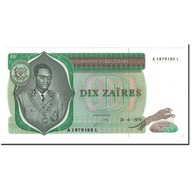 Banknot, Zaire, 10 Zaïres, 1979, 1979-06-24, KM:24