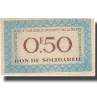Francja, Bon de Solidarité, 50 Centimes, 1941, UNC