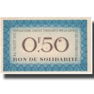 Francja, Bon de Solidarité, 50 Centimes, 1941, UNC