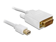 Biały kabel mini DisplayPORT - DVI 1m Mac Szczecin
