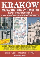 Kraków. Mapa zabytków żydowskich 1:4000