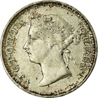 Moneta, Hong Kong, Victoria, 5 Cents, 1893, AU(50-