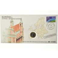 Słowenia, 1 Euro, 2007, Enveloppe philatélique num
