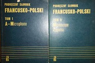 Podręczny słownik francusko - polski II tomy -