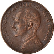 Moneta, Włochy, Vittorio Emanuele III, 2 Centesimi