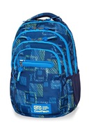 Plecak szkolny wielokomorowy CoolPack biały, Odcienie niebieskiego 25 l