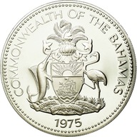 Moneta, Bahamy, Elizabeth II, 5 Dollars, 1975, Fra