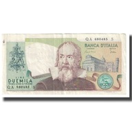 Banknot, Włochy, 2000 Lire, 1983, 1983-10-24, KM:1