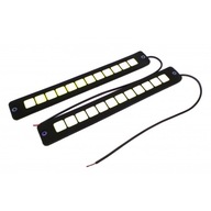 DRL dzienne elastyczne światła COB LED 2x1000lm