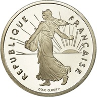 Moneta, Francja, Semeuse, 1/2 Franc, 1994, Proof,