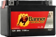 AKUMULATOR BANNER YTX9-BS 12V/8Ah 110A PRĄD ŚLĄSK