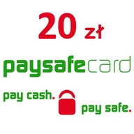 PaySafeCard 20zł PSC Kod PIN Karta Portfel PSC