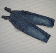 PLACE SPODNIE JEANS OGRODNICZKI 12-18m 86