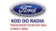 Továrenský rádioprijímač FORD Kód pre rádio FORD 2-DIN