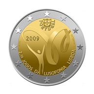 2 euro PORTUGALIA Igrzyska w Lusofonii 2009