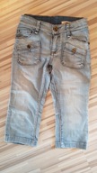 spodnie jeans 3/4 roz 152