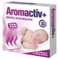 Aromactiv+ detské aromatické náplasti výtok z nosa 5 ks