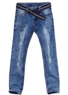 SPODNIE jeans SLIM FIT BIS r 16 - 158/164 cm RURKI
