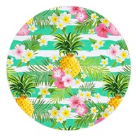 DUŻY RĘCZNIK PLAŻOWY SZYBKOSCHNĄCY 150 CM ANANAS