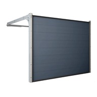 Szekcionált garázskapu 420x230 antracit, fehér
