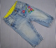 KAPPAHL SPODENKI JEANS HAFTOWANE 12-18m 86