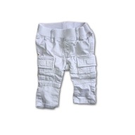 Szare spodnie bojówki niemowlęce GAP 3-6mc 62-68
