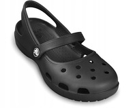 CROCS BALERINY LEKKIE PIANKOWE CZARNE W5 34-35