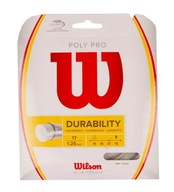 VLEK NA TENIS WILSON POLY PRO SILVER 1,25 12m