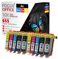 Atrament Focus Office TUHP-655-10X-OP pre HP čierna (black), červená (magenta), modrá (cyan), sada, žltá (yellow)