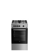 KUCHNIA BEKO FSG52020FX INOX GAZOWY PIEKARNIK 50CM