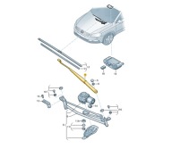 wiper arm AERO VW Passat B6 B7 left