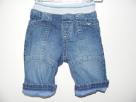 NEXT spodnie jeansy podszewka 68 cm
