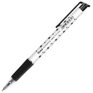 Guľôčkové pero čierne HVIEZDIČKY automatické Super - Fine na stiahnutie TO-069 TOMA