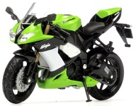 MOTOCYKL MOTOR KAWASAKI NINJA ZX-10R 1:18 ZÁVODNÍK model