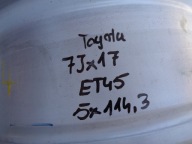 disk hliníkový TOYOTA 7JX17 ET45 5X114,3