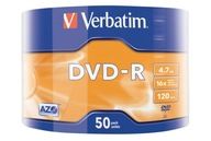 DVD-R VERBATIM x16 50 PŁYT SZTUK *24h FV