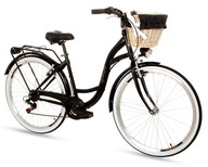 ЖІНОЧИЙ МІСЬКИЙ ВЕЛОСИПЕД 28 ЛЕГКИЙ ЖІНОЧИЙ 7 КОШИК SHIMANO