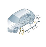 NAKŁADKA POSZERZENIE NADKOLA PRZÓD PRAWA AUDI Q3