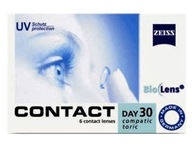 Soczewki Zeiss Contact Day30 Compatic Toric 6szt