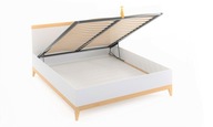 DSI-meble: Drevená posteľ LIVIA HIGH BC 160x200
