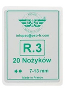 Nożyki do nacinarki PSO typ - R.3 7-13mm 20szt.