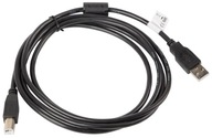 Kabel 3m USB 2.0 A-B AB MM HQ black do drukarki