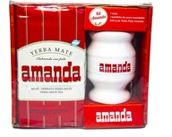 Zestaw do Yerba Mate - Matero + Bombilla + Amanda