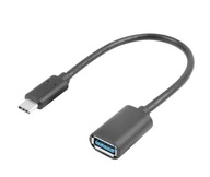 Adapter USB-C męski - USB 3.0 żeński 3.1 OTG