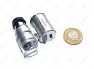 Mini vreckový mikroskop ULTRAFIALET x60 lupa