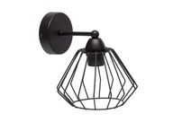 Lampa ścienna kinkiet klosz z drutu retro loft