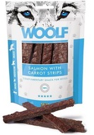 Pochúťka pre psa Woolf Salmon With Carrot Strips 100g