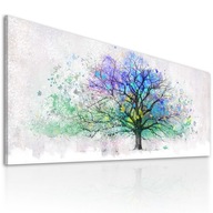 Obraz so stromom na plátne Krajina 150x60cm